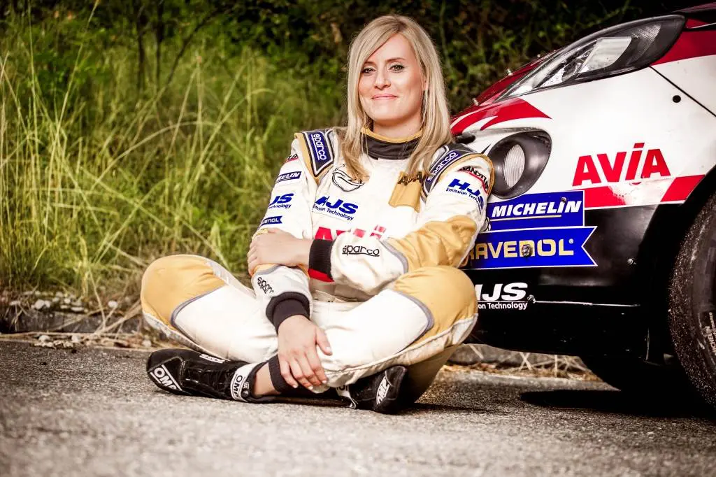 Werbeshooting mit Rallye Fahrerin Melanie Schulz